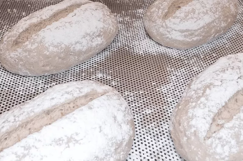 Bäckerei Mieth im Gewerbegebiet Burg